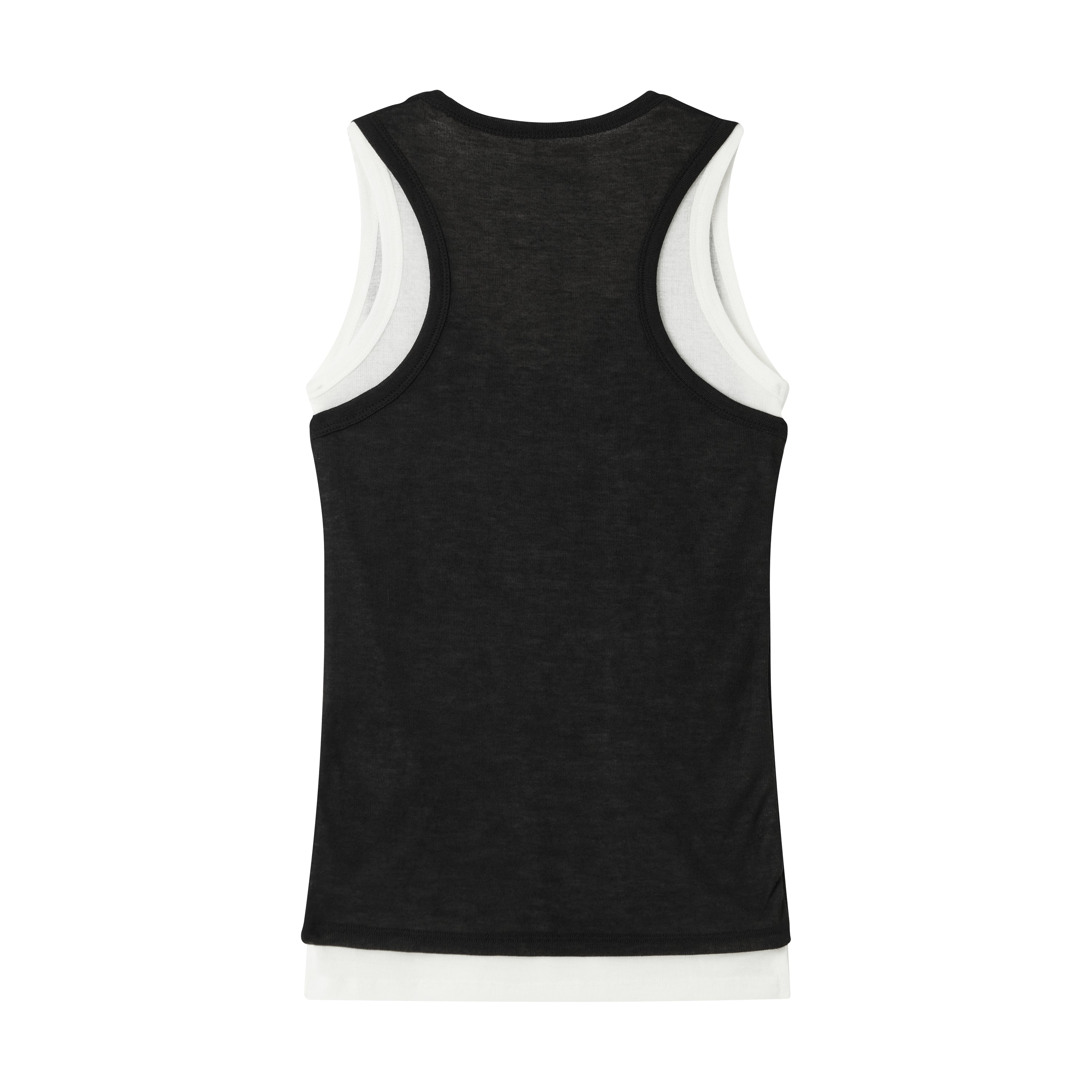 Black Two Piece Casual Vest