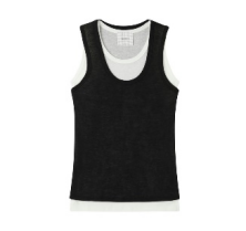 Black Two Piece Casual Vest