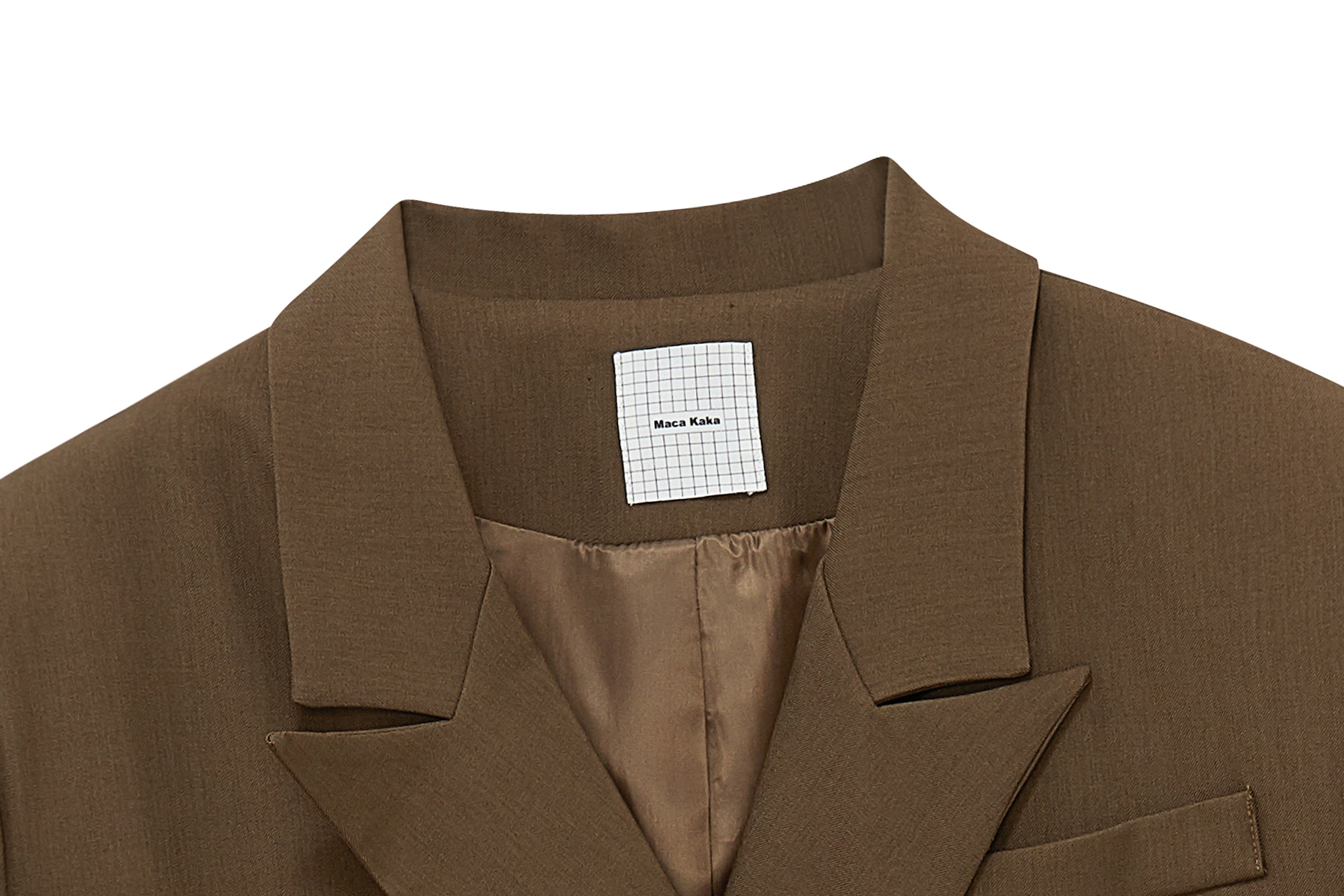 Brown Long Suit Coat