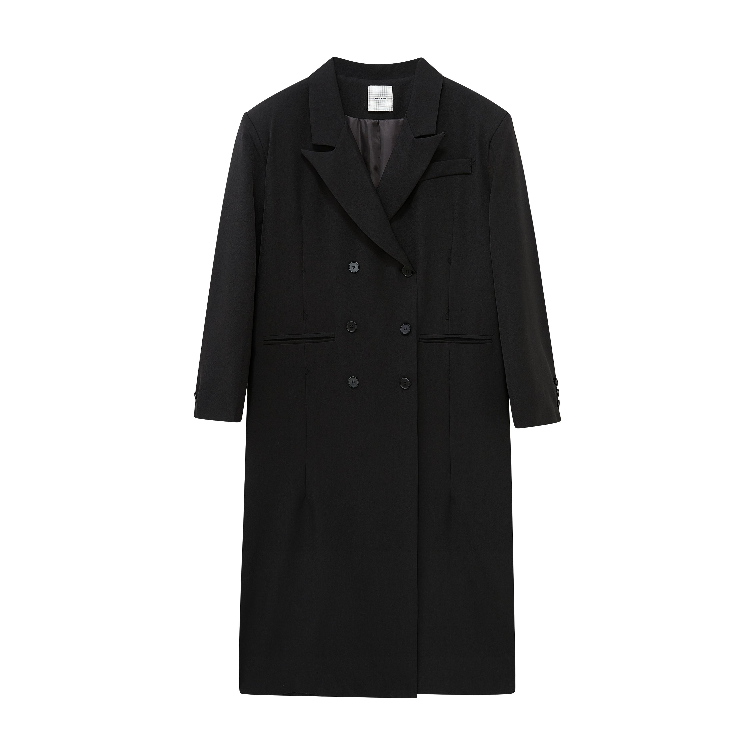 Black Long Suit Coat